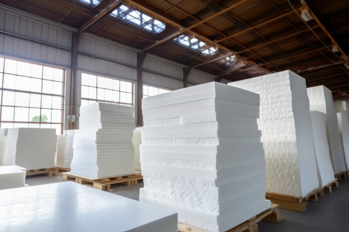 Expanded polystyrene blocks helping businesses protect and innovate
